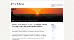 Desktop Screenshot of elforodegares.com